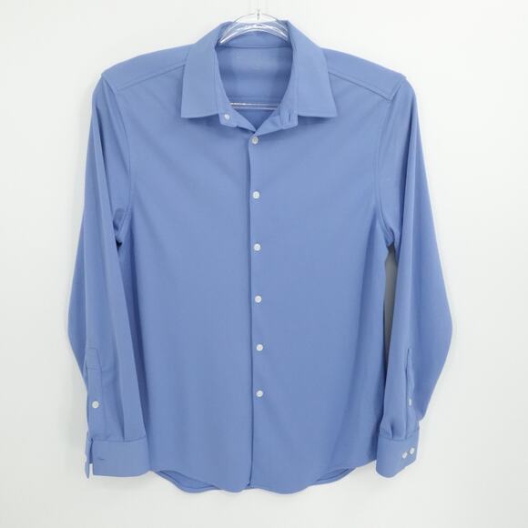 Ministry of Supply Other - Ministry Of Supply Shirt Mens Medium Blue Apollo Long Sleeve Button Up Casual